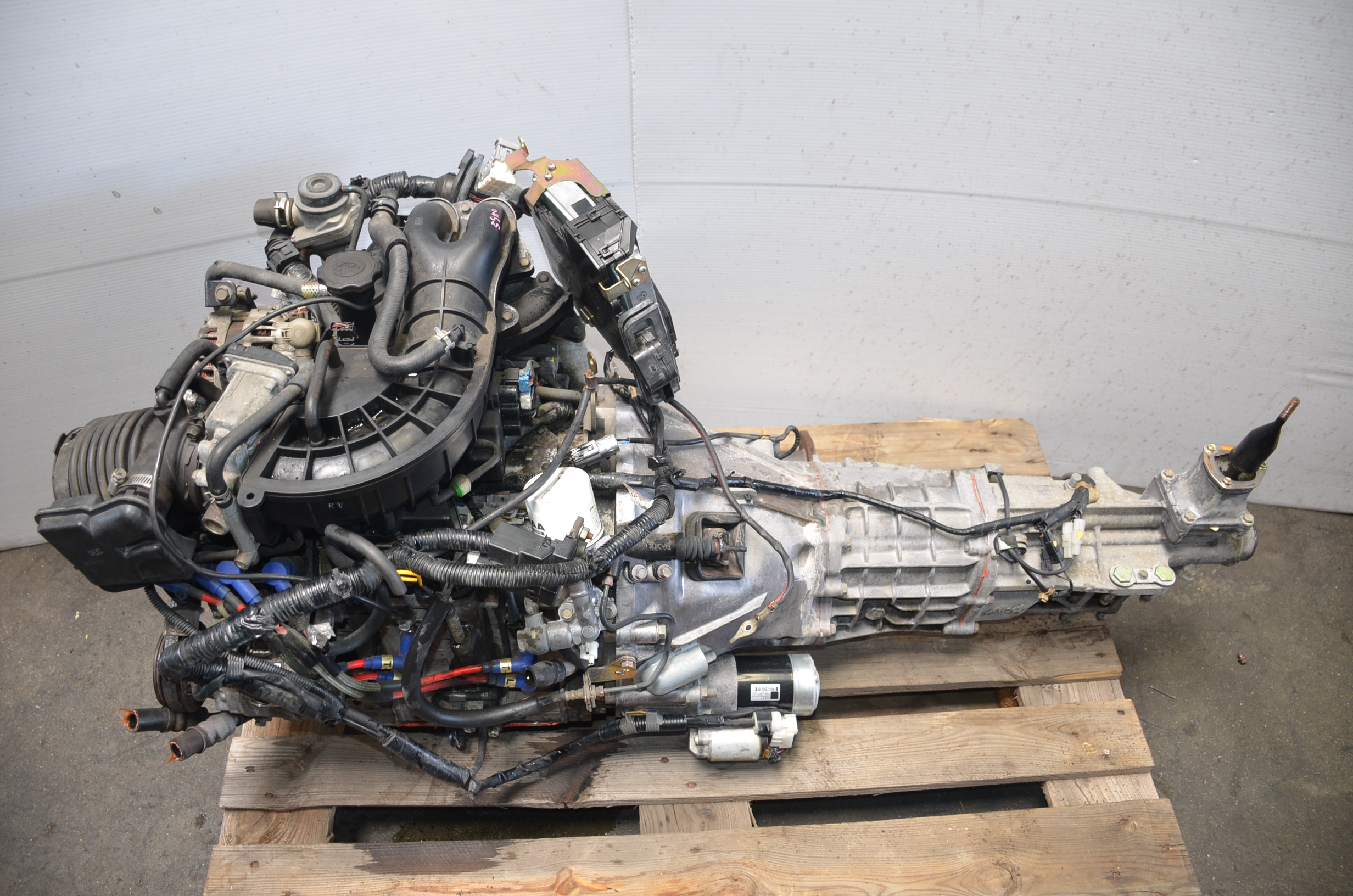 2004-2008 MAZDA RX-8 RENESIS 1.3L ROTARY ENGINE 13B 6 PORT SWAP 6 SPEED MANUAL TRANSMISSION ECU MOTOR JDM